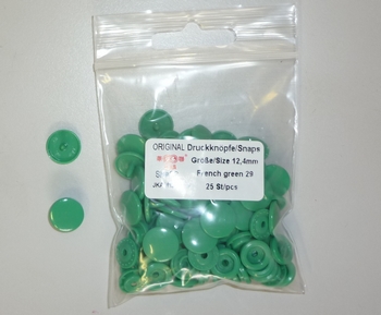 Kamsnap press-buttons 12.4mm (25 pcs), French Green 29